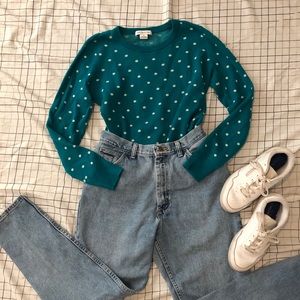 Vintage Polka Dot Sweater